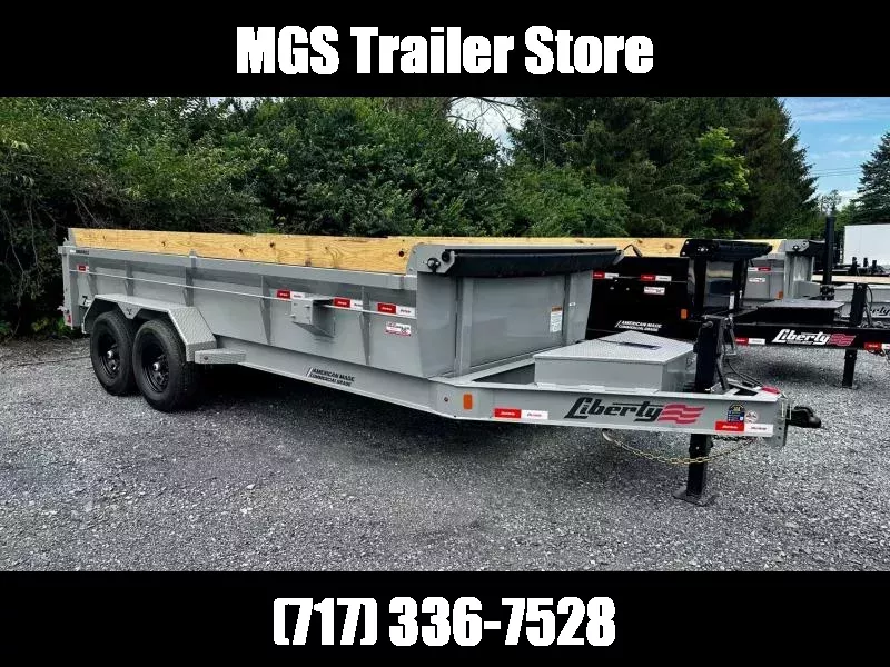 2025 Liberty LD14K83x16B8S (83"x16') 15.4K Tandem Axle Dump Trailer 1752860222