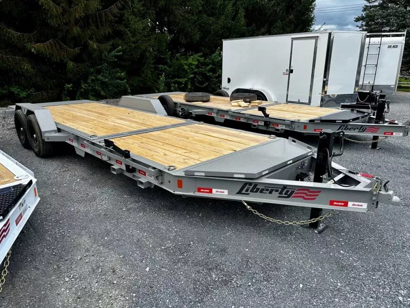 2025 Liberty LT14K83X22SPB8WF (83"x22') HD 15.4K Tilt Equipment Trailer