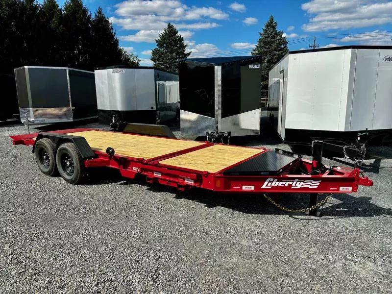 2026 Liberty LT14K83X20SPB8WF (83"x20') HD 15.4K Tilt Equipment Trailer