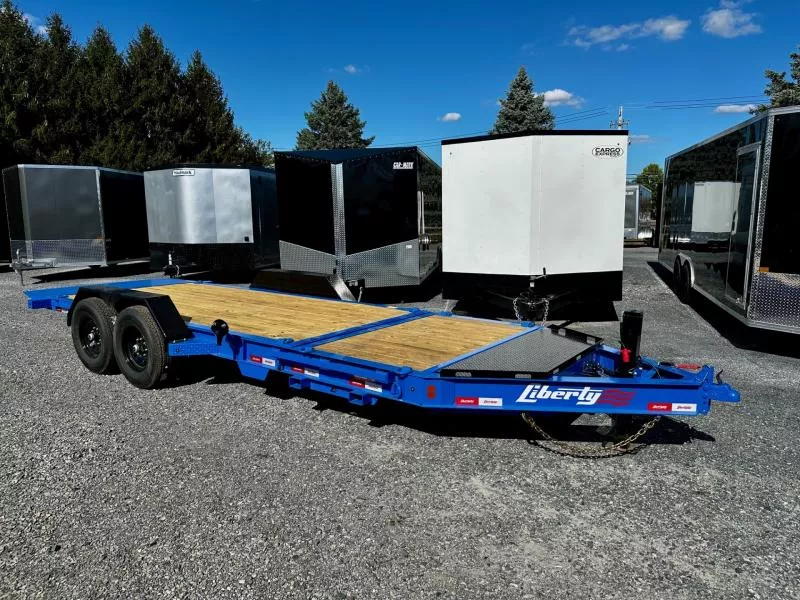 2026 Liberty LT14K83X20SPB8WF (83"x20') HD 15.4K Tilt Equipment Trailer