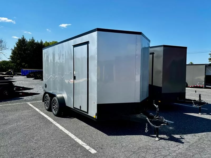 2026 Cargo Express (7'x14') V-nose Blackout Cargo / Enclosed Trailer