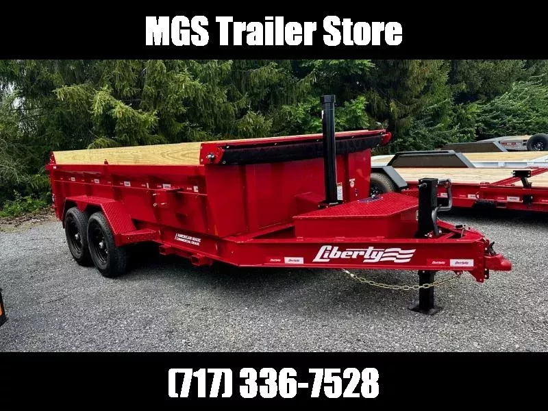 2026 Liberty LD14K83x14B8TS (83"x14') 15.4K HD Telescopic Dump Trailer 1754076719