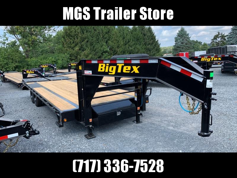 2023 Big Tex Trailers 16GN-20+5MR (102"x20'+5') SD Gooseneck Flatbed Trailer w/MEGA Ramps 2023 Big Tex Trailers 16GN-20+5MR (102"x20'+5') SD Gooseneck Flatbed Trailer w/MEGA Ramps