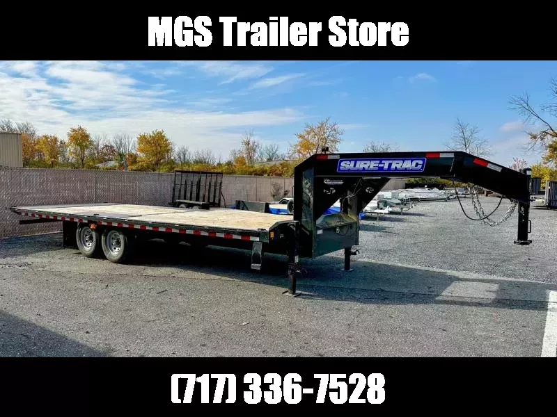 2024 Sure-Trac (102"x24') 15K Gooseneck Power Tilt Deckover Trailer 1763068815