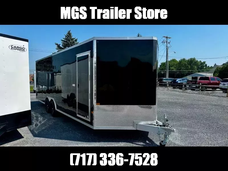 2026 Alcom-Stealth C8.5x24SCH-XLTP1 (8.5'X24') 10K All Aluminum Car / Racing Trailer 1753891964