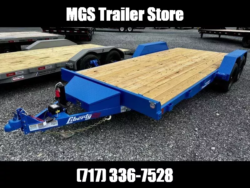 2025 Liberty LC7K83x18C4DT (83"x18') 7K Tandem Axle Car / Racing Trailer 1754078635