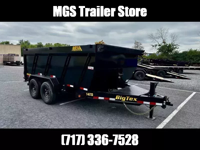 2026 Big Tex Trailers 14TD-14 (7'x14') HD 15.4K Telescopic Dump Trailer w/4'H Sides 1763050720