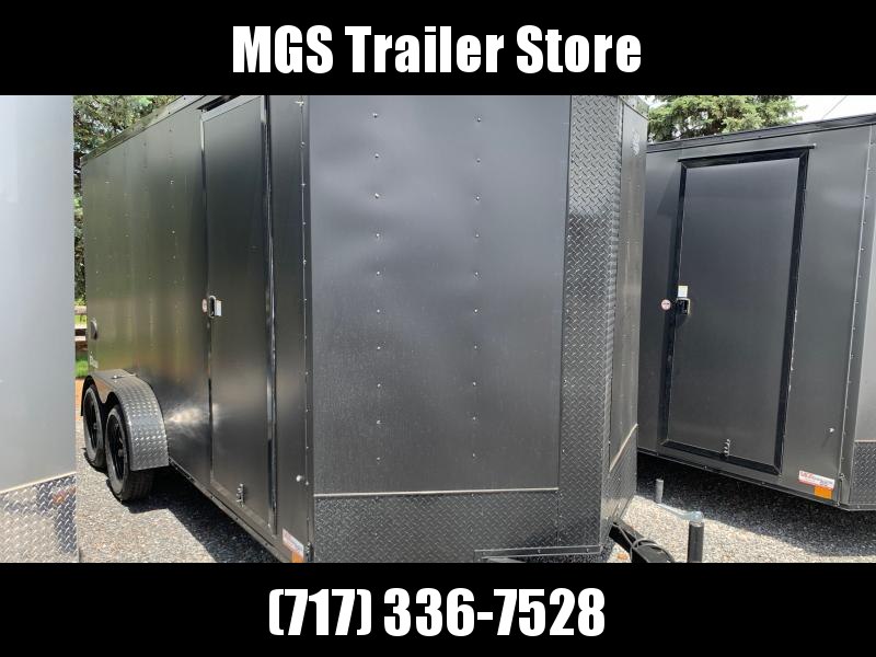 2022 Cargo Express 7'x16' Ex-Dlx V-Front Blackout Cargo / Enclosed Trailer 2022 Cargo Express 7'x16' Ex-Dlx V-Front Blackout Cargo / Enclosed Trailer