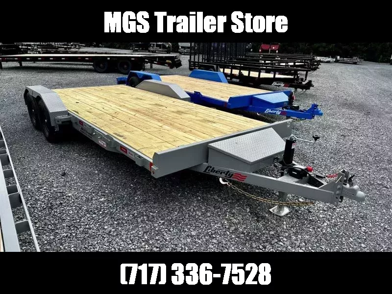 2025 Liberty LC7K83x18C4DT (83"x18') 7K Tandem Axle Car / Racing Trailer 1754078528