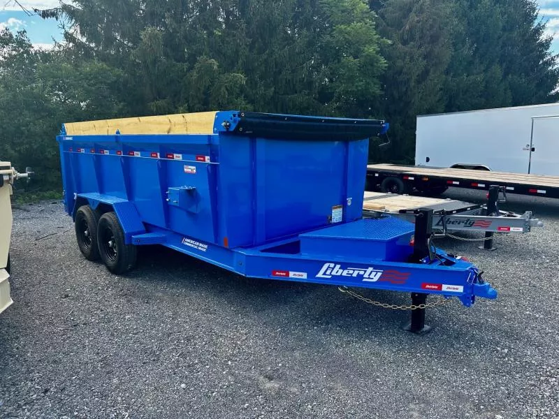 2025 Liberty LD14K83x14B8SHS (83"x14') 15.4K High Side Tandem Axle Dump Trailer