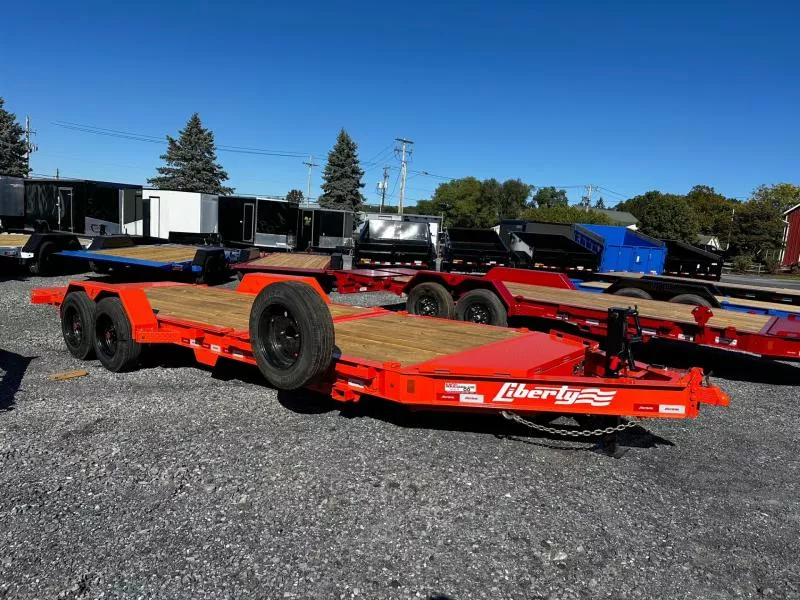 2026 Liberty LT16K83X22SPB8WF (83"x22') HD 17.5K Tilt Equipment Trailer