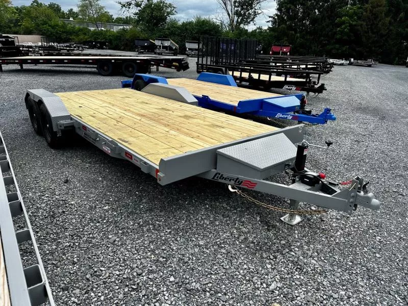 2025 Liberty LC7K83x18C4DT (83"x18') 7K Tandem Axle Car / Racing Trailer