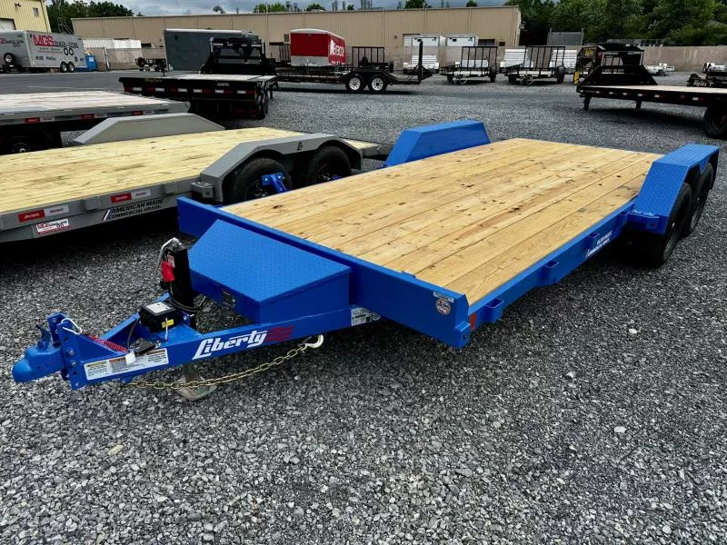 2025 Liberty LC7K83x18C4DT (83"x18') 7K Tandem Axle Car / Racing Trailer