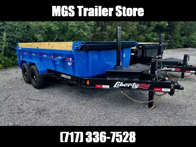 2025 Liberty LD14K83x14B8TS (83"x14') 15.4K HD Telescopic Dump Trailer 1752800409