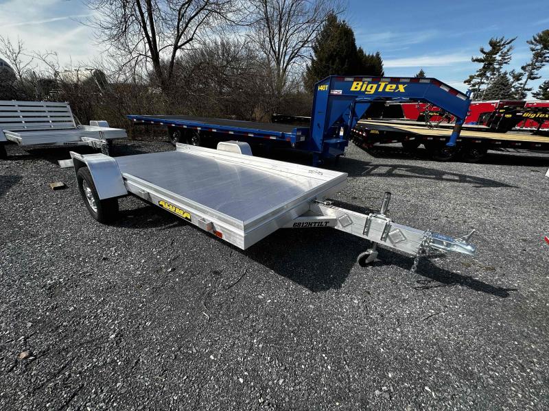 2024 Aluma 6812HTILTS (69"x12') Single Axle Heavy Tilt Utility