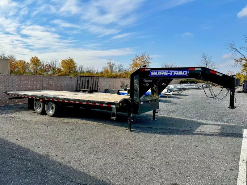2024 Sure-Trac (102"x24') 15K Gooseneck Power Tilt Deckover Trailer