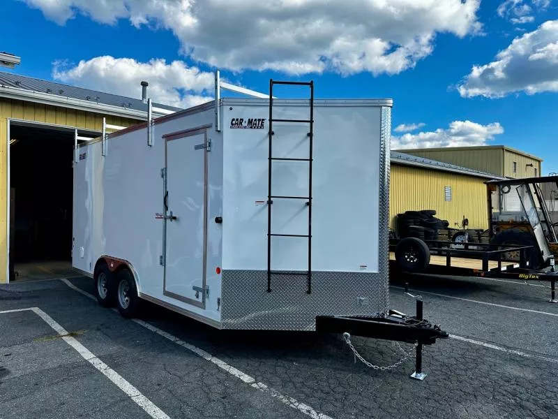 2026 Car Mate Trailers CM816V-HD/CTR2 (8'x16') HD Advantage V-Front Contractor Trailer