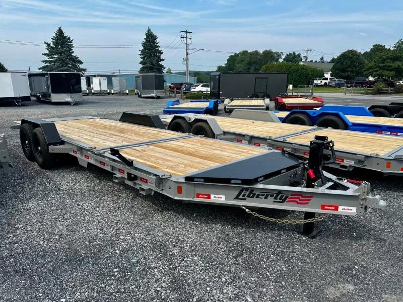 2025 Liberty LT14K83X22SPB8WF (83"x22') HD 15.4K Tilt Equipment Trailer
