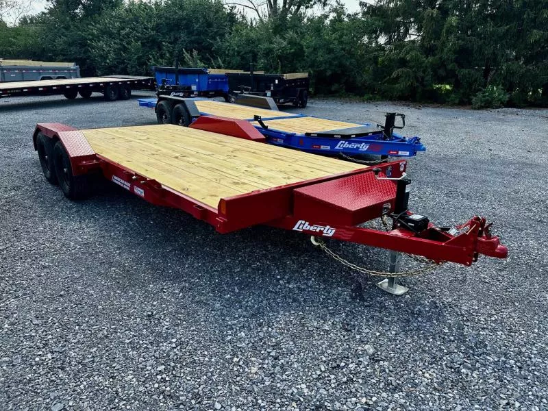 2025 Liberty LC7K83x18C4DT (83"x18') 7K Tandem Axle Car / Racing Trailer