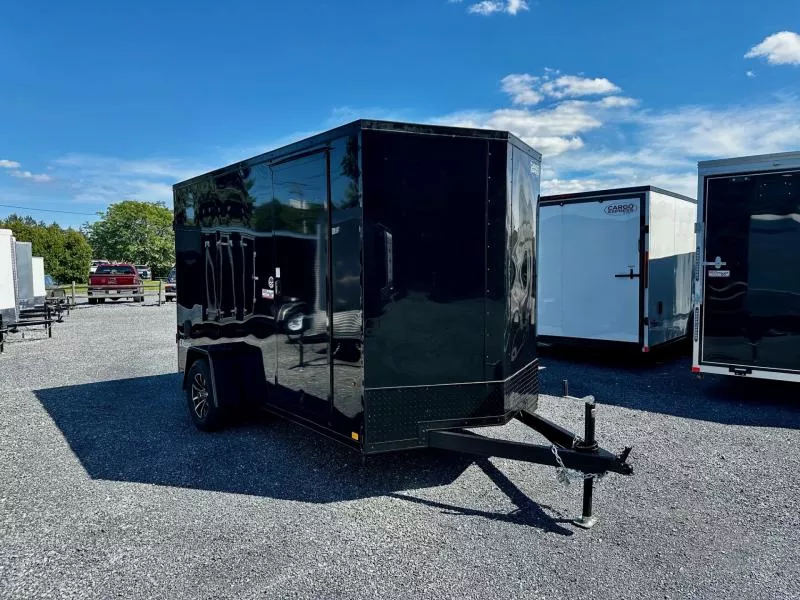 2026 Cargo Express (6'x12') V-Nose Blackout Cargo / Enclosed Trailer