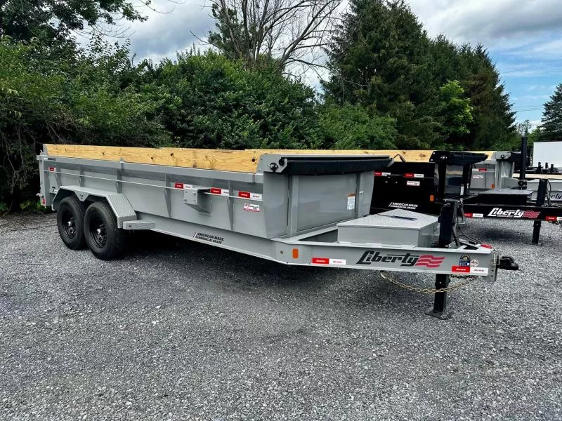 2025 Liberty LD14K83x16B8S (83"x16') 15.4K Tandem Axle Dump Trailer