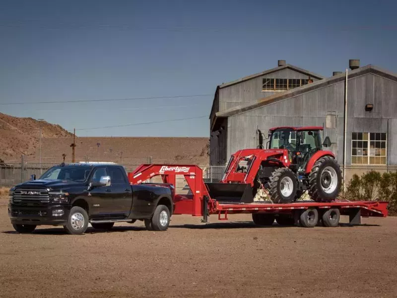 2025 Liberty LF22K102X20+5B12GN (102"x20'+5') 23.9K Gooseneck Flatbed Trailer w/Mammoth Ramps