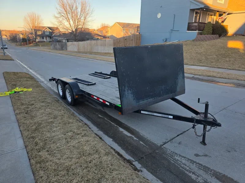 2016 R & J Carrier Flatbed Car Hauler
