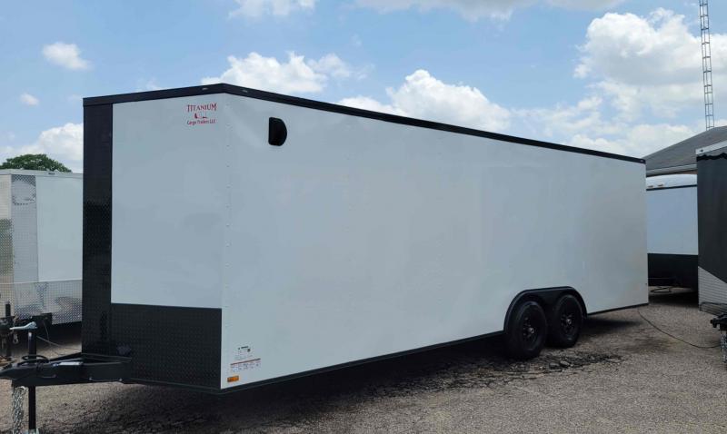 2023 Titanium 8.5X24 BlackOut Car / Cargo Enclosed Trailer 2023 Titanium 8.5X24 BlackOut Car / Cargo Enclosed Trailer
