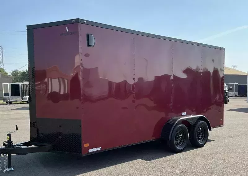 New 2026 7x16 - 7' Int Ht - Blackout Trim - .030 Ext - Cargo / Enclosed Trailer