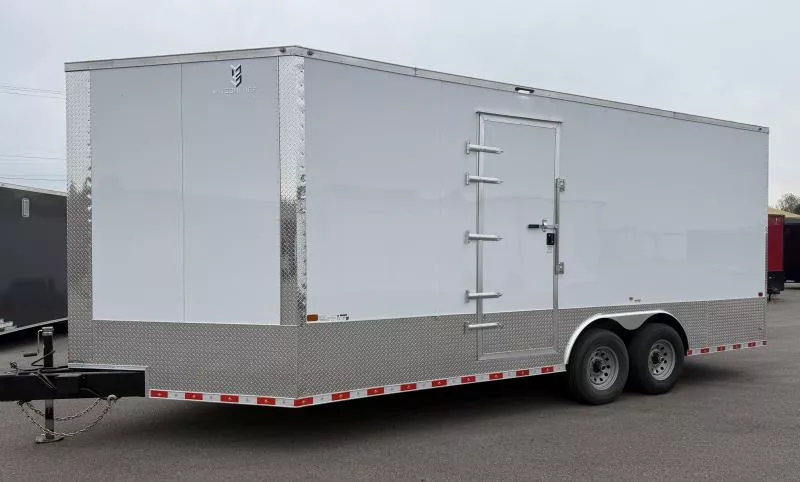 New 2026 8.5x20 - 7,000# Axles - 8' Int Ht - Upgraded Frame - Enclosed Trailer