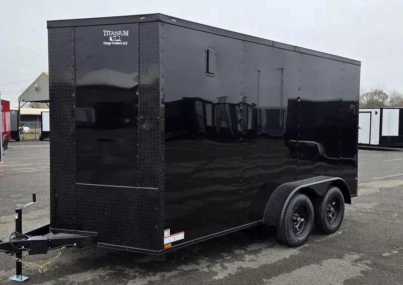 New 2026 7x14 - BlackOut .080 Polycore Ext - 7' Int Ht - Cargo / Enclosed Trailer