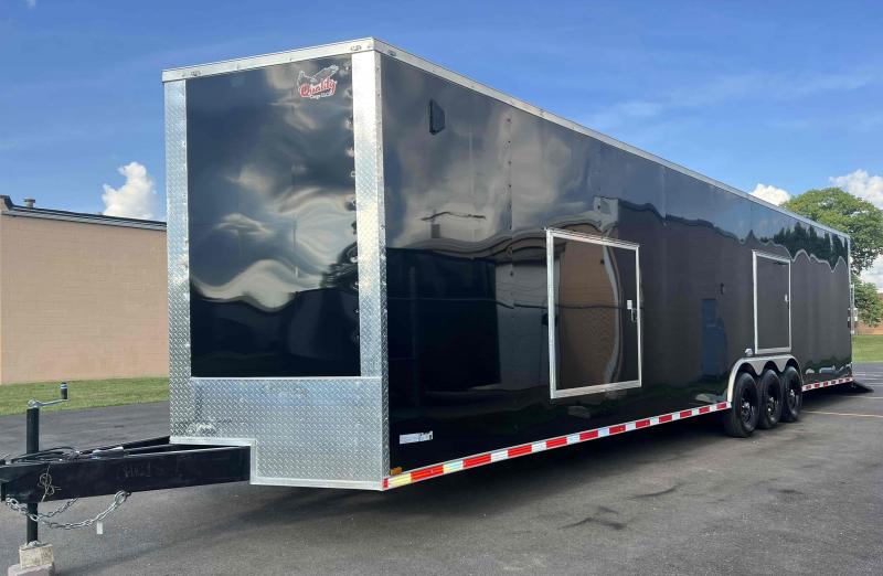 SPECIAL 2022 Peach Cargo 7x14 Tandem Axle Cargo Trailer / Enclosed