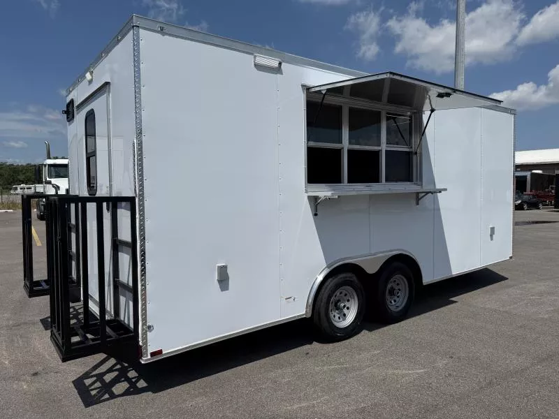 2025 QualityCargo 8.5x20  Premier Concession Trailer - Hood Vent - Sinks - A/C - Electric