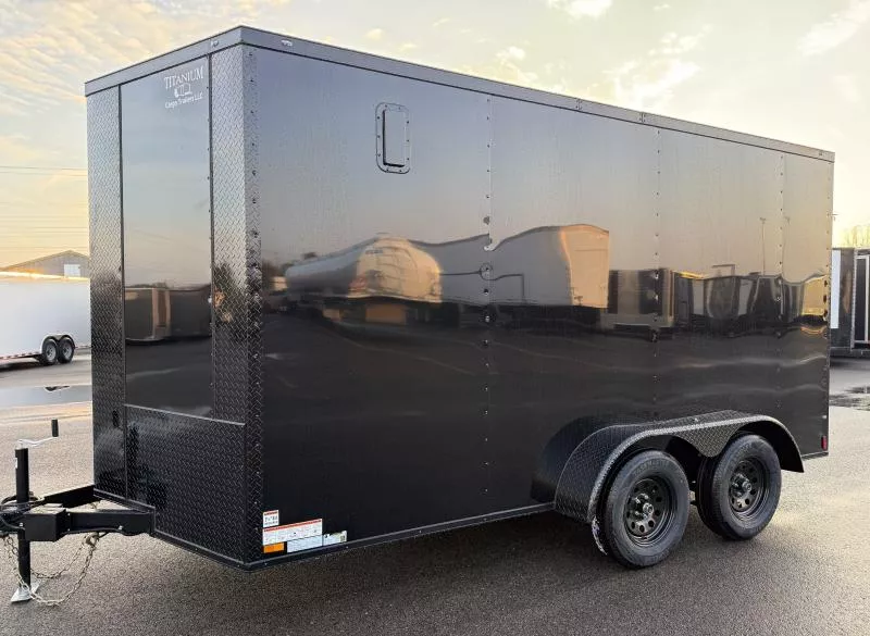 New 2026 7x14 - BlackOut .080 Polycore Ext - 7' Int Ht - Cargo / Enclosed Trailer