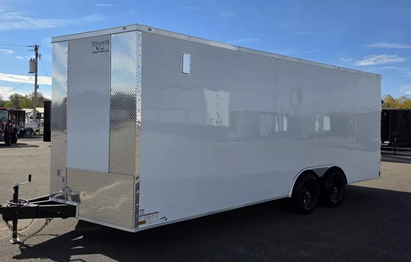 New 2026 8.5x20 - .080 PolyCore Ext - 5200# Axles - 7' Int Ht - Enclosed Trailer / Car Hauler