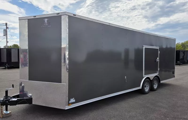 2026 Anvil 8.5x24 .080 PolyCore Ext - Escape Door - 7' Int Ht Enclosed Trailer / Car Hauler