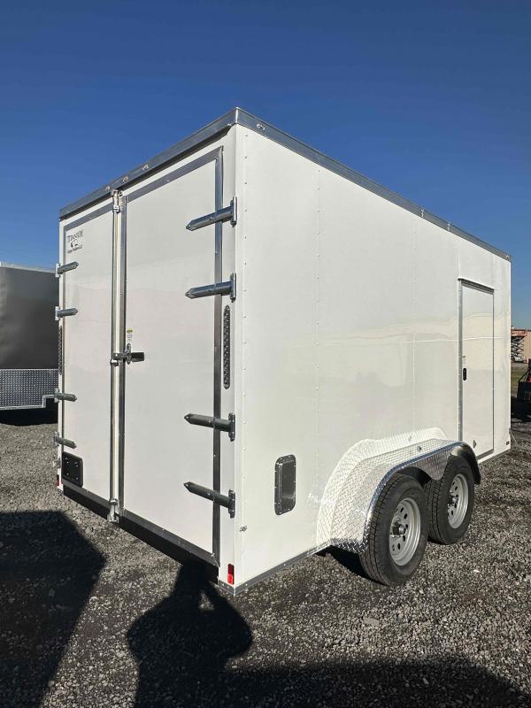 2024 Darkhorse Cargo 5' X 8' ENCLOSED TRAILER WITH REAR RAMP AND EXTRA