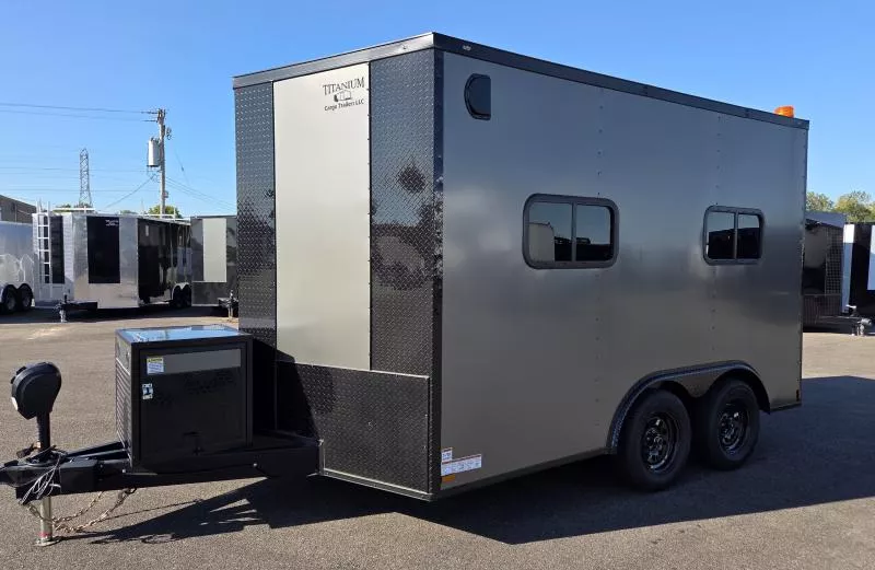 2025 Titanium 8.5x12 Fiber Optic Splicing Trailer
