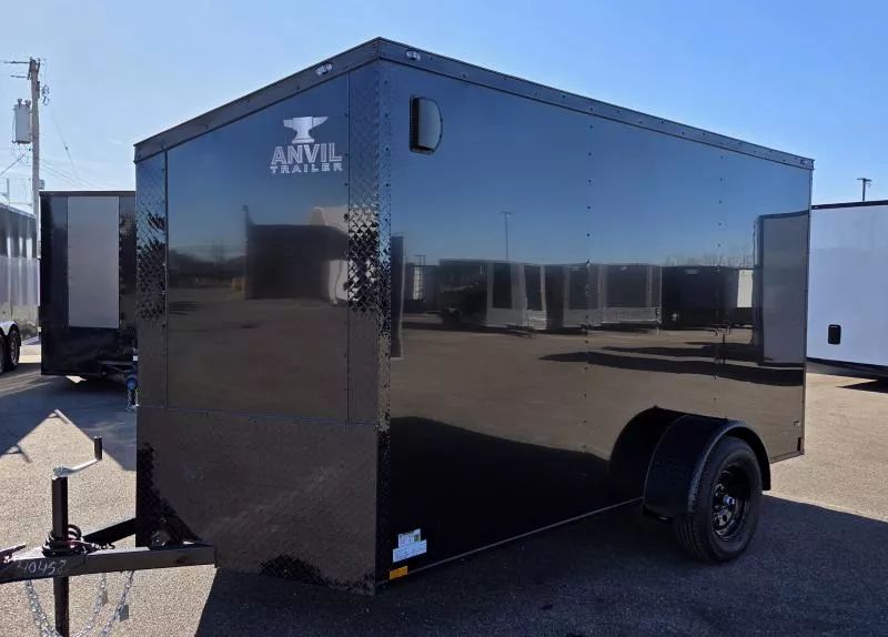 New 2026 6x12  - BlackOut - .080 PolyCore Ext - Cargo / Enclosed Trailer