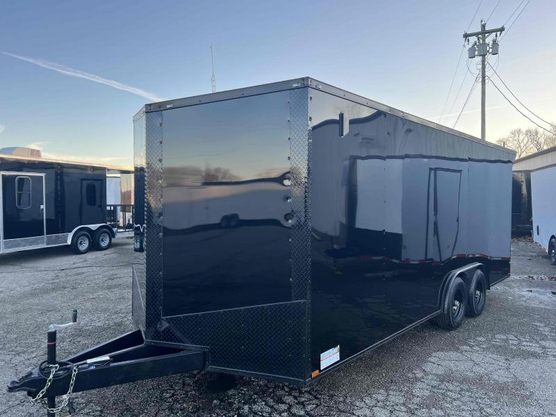 2023 Titanium 8.5X32 BlackOut Enclosed Trailer / Car Hauler Living