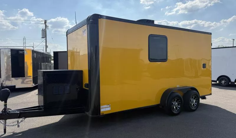 2026 QualityCargo 7x16 Premier Mobile Pet Grooming Trailer