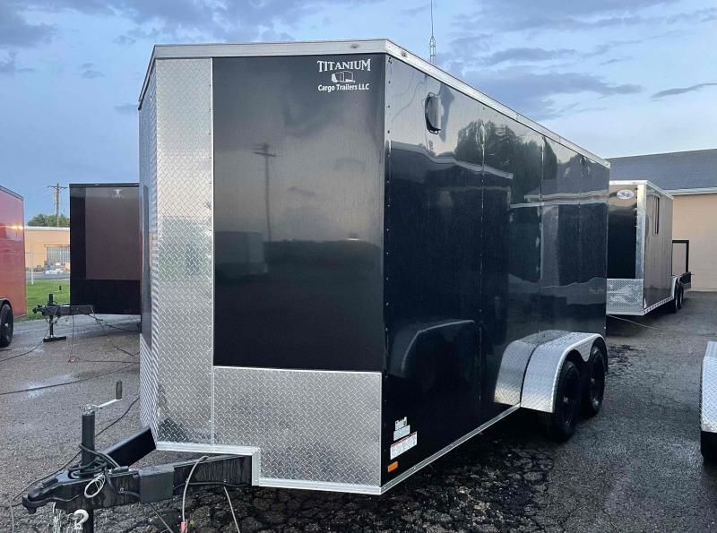 2022 Titanium 7X16 7' Int Ht Enclosed Cargo Trailer 2022 Titanium 7X16 7' Int Ht Enclosed Cargo Trailer