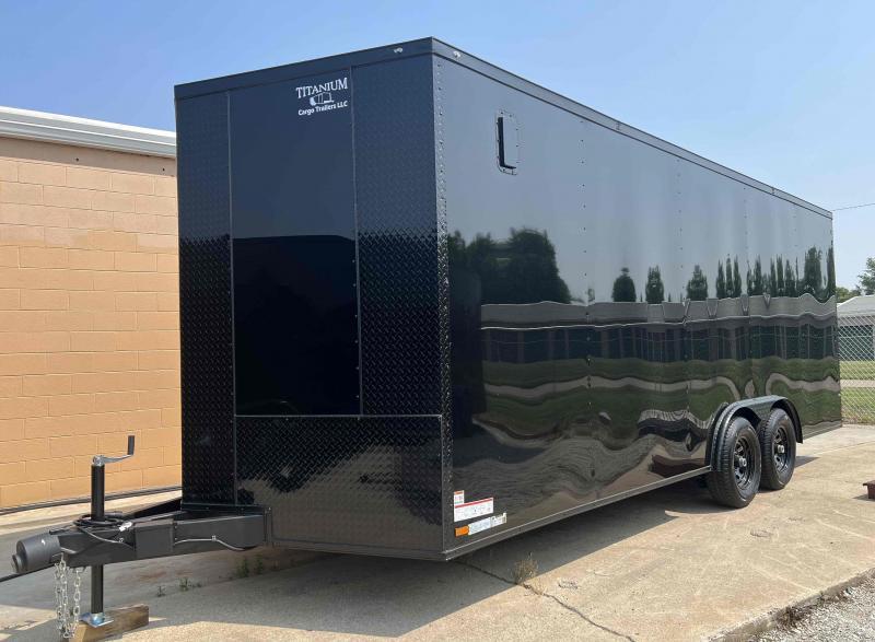 2023 Titanium 8.5x24 BlackOutTorsion Spread Car / Cargo Enclosed