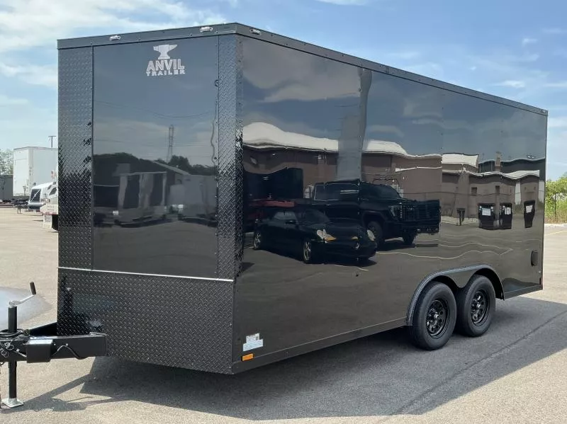 2025 Anvil 8.5x16 BlackOut .080 Polycore Ext - 7' Int Ht Enclosed Trailer / Car Hauler