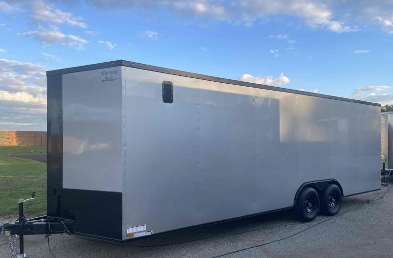 2022 Titanium 8.5X24 BlackOut Car / Cargo Enclosed Trailer 2022 Titanium 8.5X24 BlackOut Car / Cargo Enclosed Trailer