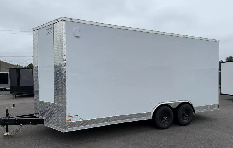 2026 Titanium 8.5x18 .080 PolyCore Ext - 5200# Axles - Electrical Pkg Enclosed Trailer / Car Hauler