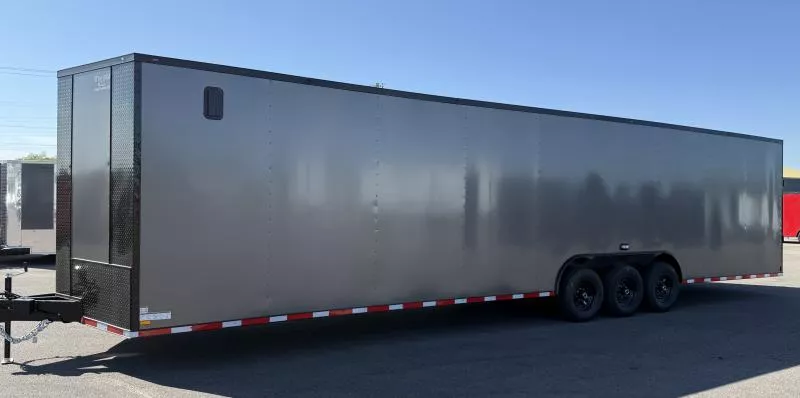 New 2026 8.5x36 7K Torsion Axles - 7' 6" Int Ht - E-Track - .080 PolyCore Ext Enclosed Trailer / Car Hauler
