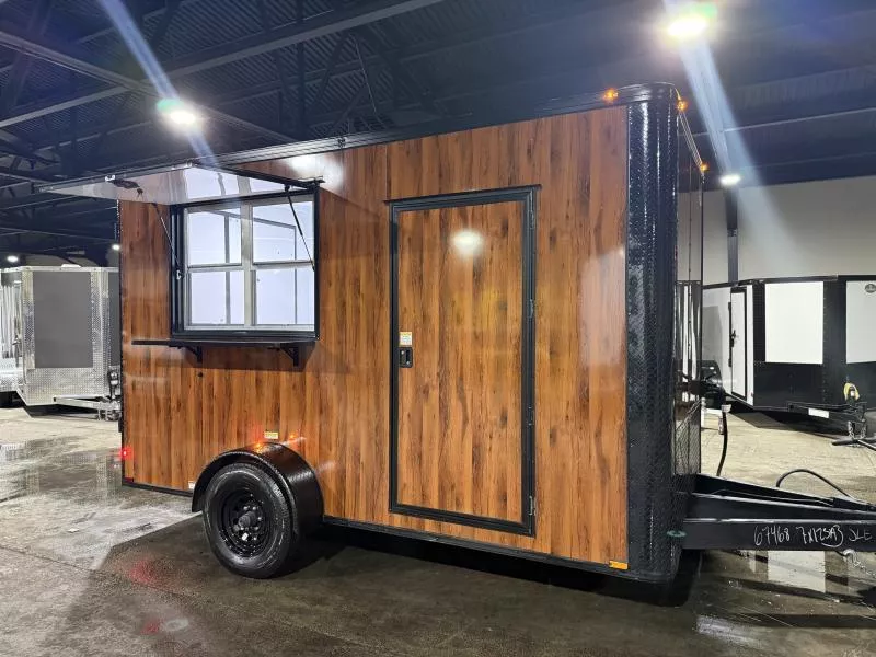2026 7x12 - Premier Concession Trailer - Sinks - A/C - Electric