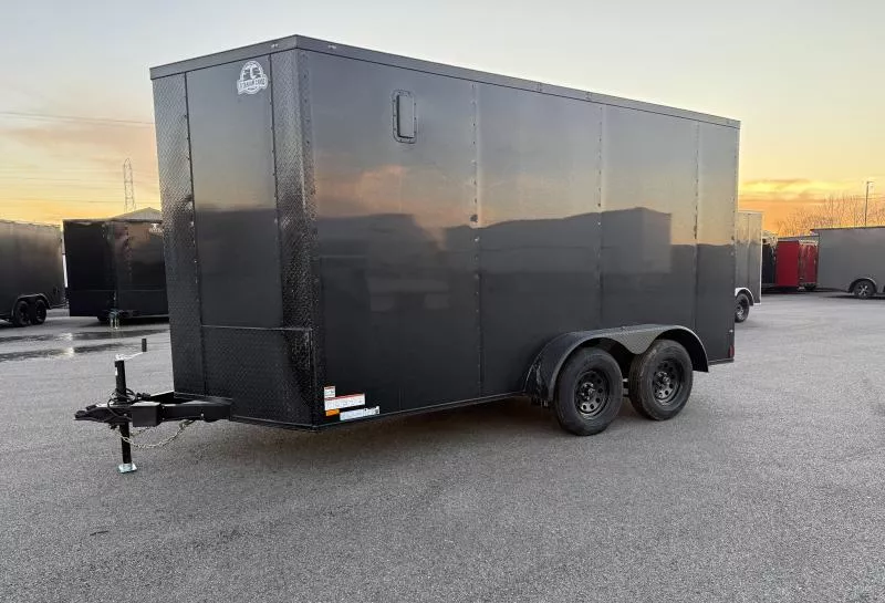 New 2026 7x14 - BlackOut .080 Polycore Ext - 7' Int Ht - Cargo / Enclosed Trailer