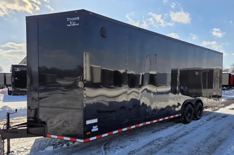 8.5x26 - BlackOut .080 PolyCore Ext - 7.5' Int Ht - Enclosed Trailer / Car Hauler